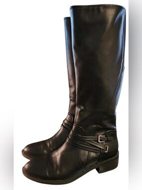 Baretraps Women’s Black Knee-High Riding Boots